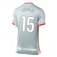 Zenski Nogometni Dres Atletico Madrid Clement Lenglet #15 Gostujuci 2024-25 Kratak Rukav